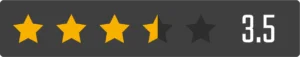 3.5 Stars