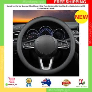 Leather Car Steering Wheel Cover