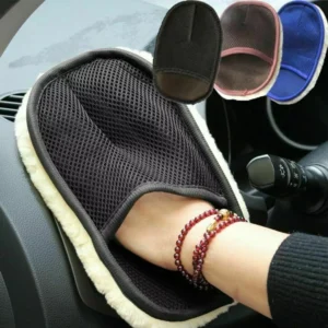 Soft Wool Car Cleaning Glove